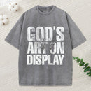 God'S Art On Display Christian Washed T-Shirt