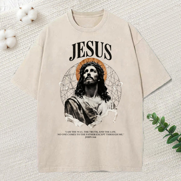 Jesus Christian Washed T-Shirt