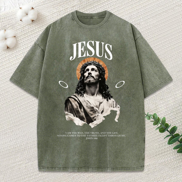 Jesus Christian Washed T-Shirt