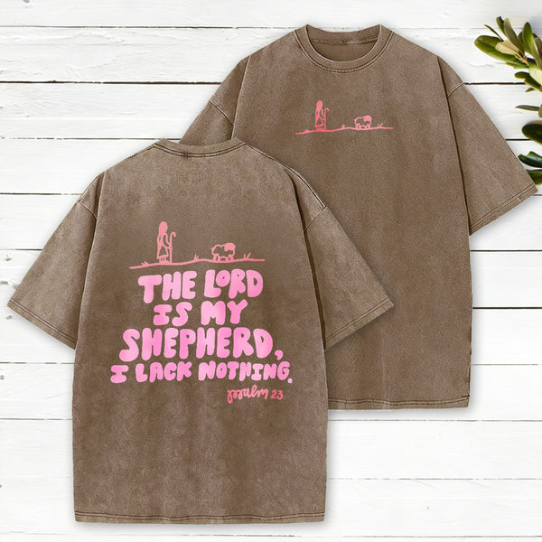 The Lord Is My Shepherd Christian Heavy Cotton T-Shirt