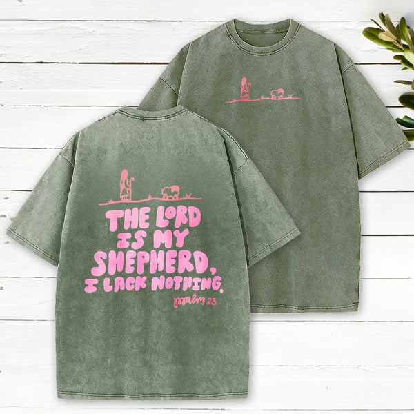 The Lord Is My Shepherd Christian Heavy Cotton T-Shirt