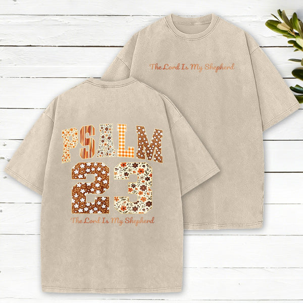 Psalm 23 The Lord Is My Shepherd Christian Heavy Cotton T-Shirt