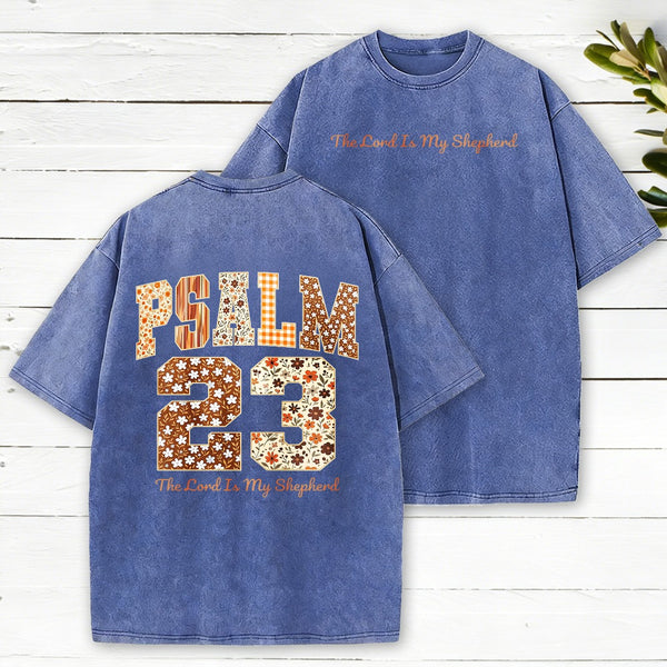 Psalm 23 The Lord Is My Shepherd Christian Heavy Cotton T-Shirt