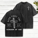 Seek First The Kingdom Of God Christian Heavy Cotton T-Shirt