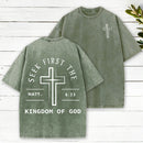 Seek First The Kingdom Of God Christian Heavy Cotton T-Shirt