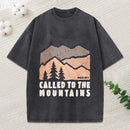 Called To The Mountains Christian Washed T-Shirt