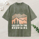 Called To The Mountains Christian Washed T-Shirt