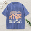 Called To The Mountains Christian Washed T-Shirt