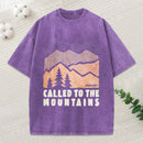 Called To The Mountains Christian Washed T-Shirt