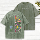 God'S Plane Christian Washed T-Shirt