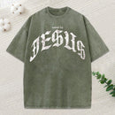 Saved By Jesus Christian Washed T-Shirt