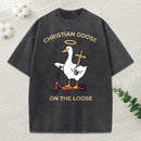 Christian Goose On The Loose Christian Washed T-Shirt