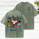 Come Rest On Us Christian Washed T-Shirt