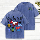 Come Rest On Us Christian Washed T-Shirt