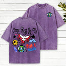 Come Rest On Us Christian Washed T-Shirt