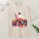 Every Knee Shall Bones Christian Washed T-Shirt