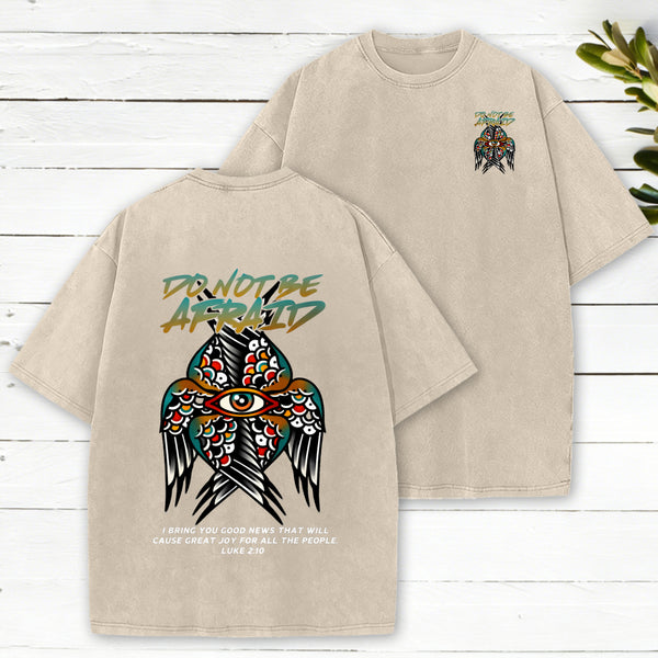 Do Not Be Afraid Christian Washed T-Shirt
