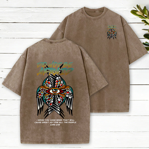 Do Not Be Afraid Christian Washed T-Shirt
