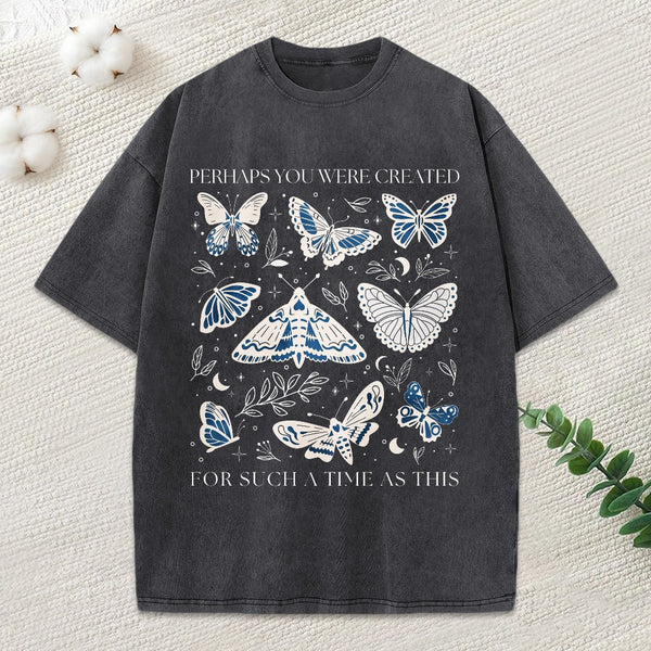 Perhaps You Were Created Christian Washed T-Shirt