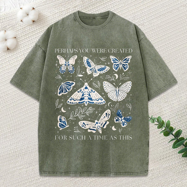 Perhaps You Were Created Christian Washed T-Shirt