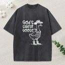 God'S Silliest Goose Christian Washed T-Shirt