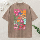 Be Still And Know Boho Christian Washed T-Shirt