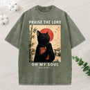 Praise The Lord Oh My Soul Christian Washed T-Shirt
