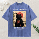 Praise The Lord Oh My Soul Christian Washed T-Shirt