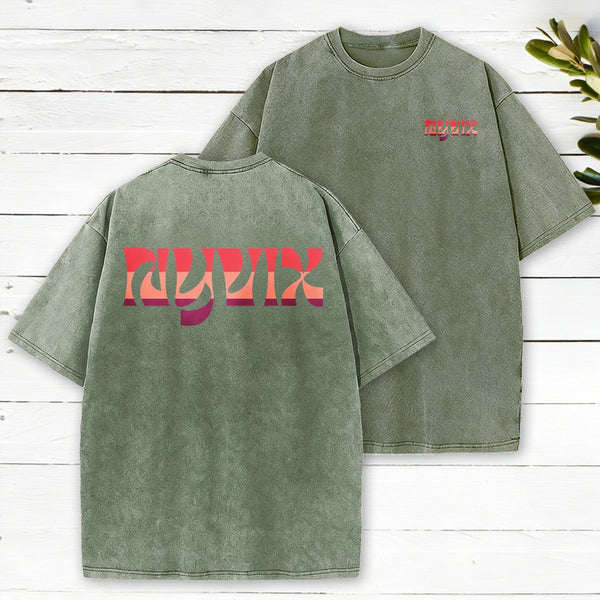 Persinalized Nyvix Christian Washed T-Shirt