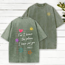 For I Know The Plans Christian Washed T-Shirt