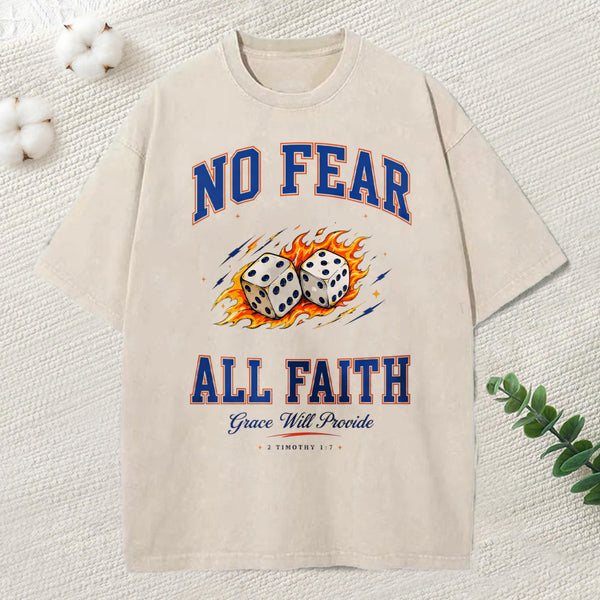 No Fear All Faith Christian Washed T-Shirt