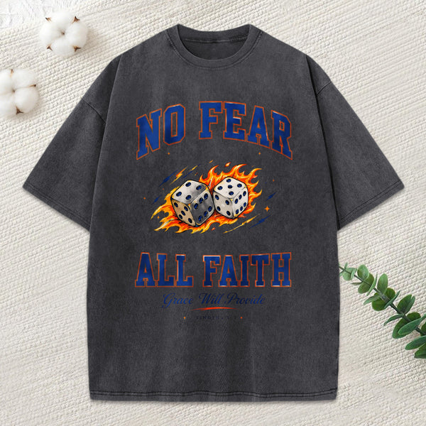 No Fear All Faith Christian Washed T-Shirt