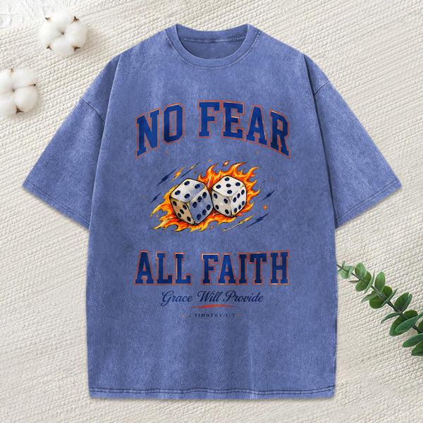 No Fear All Faith Christian Washed T-Shirt