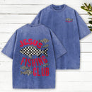 Jesus Fishing Club Christian Washed T-Shirt