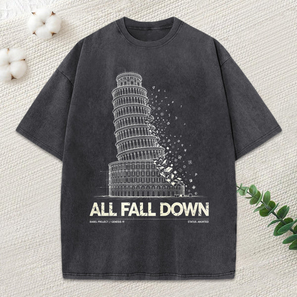 All Fall Down Christian Washed T-Shirt