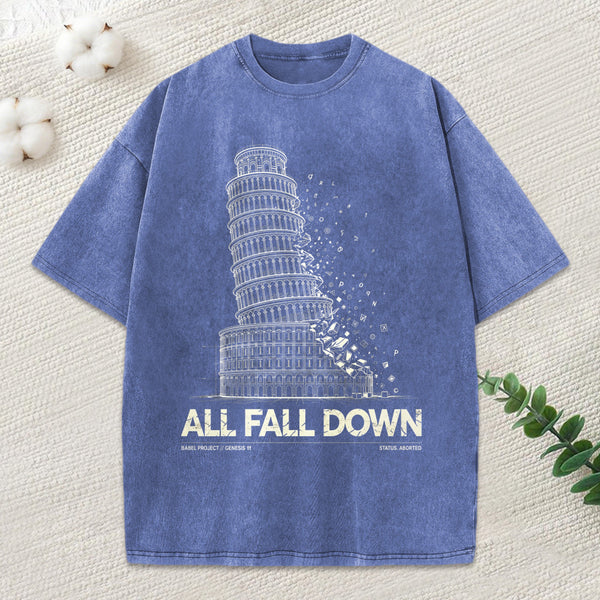 All Fall Down Christian Washed T-Shirt