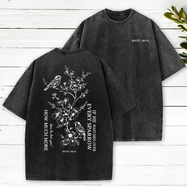 How Much More Christian Washed T-Shirt