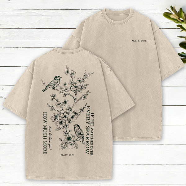 How Much More Christian Washed T-Shirt