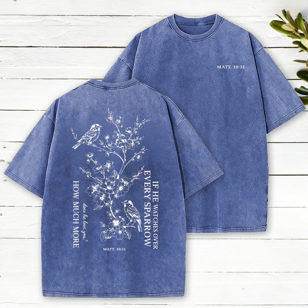 How Much More Christian Washed T-Shirt