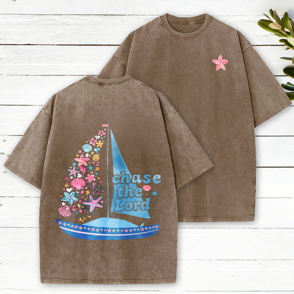 Chase The Lord Christian Washed T-Shirt