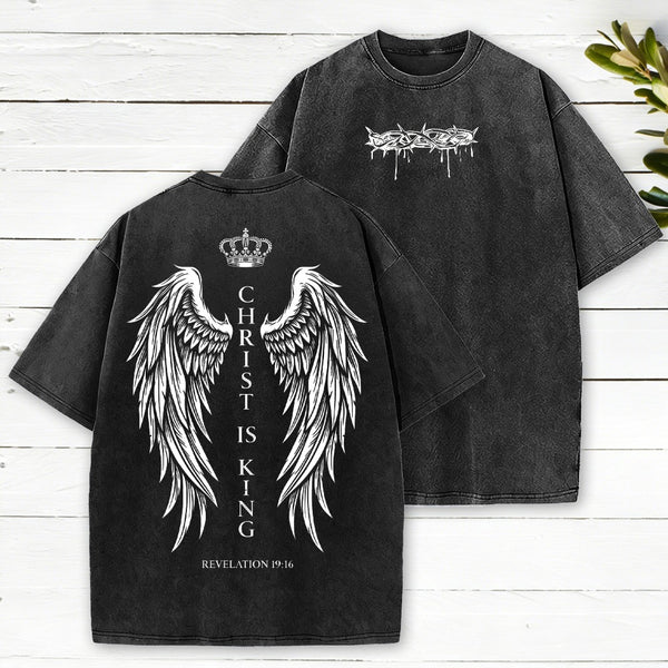 Christ Is King Christian Washed T-Shirt