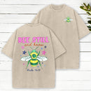 Bee Still And Know Christian Washed T-Shirt