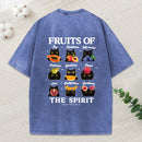 Fruits Of The Spirit Christian Washed T-Shirt