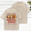 Daily Bread Daily Grace Christian Washed T-Shirt