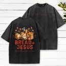 Daily Bread Daily Grace Christian Washed T-Shirt