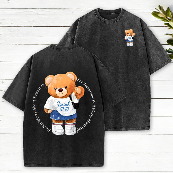 Do Not Worry About Tommorrow Christian Washed T-Shirt