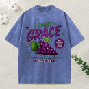 Sweet Grace Goodness In Every Season Christian Washed T-Shirt