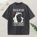 Jesus Thinks I'M A Delight Christian Washed T-Shirt