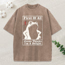 Jesus Thinks I'M A Delight Christian Washed T-Shirt