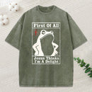 Jesus Thinks I'M A Delight Christian Washed T-Shirt